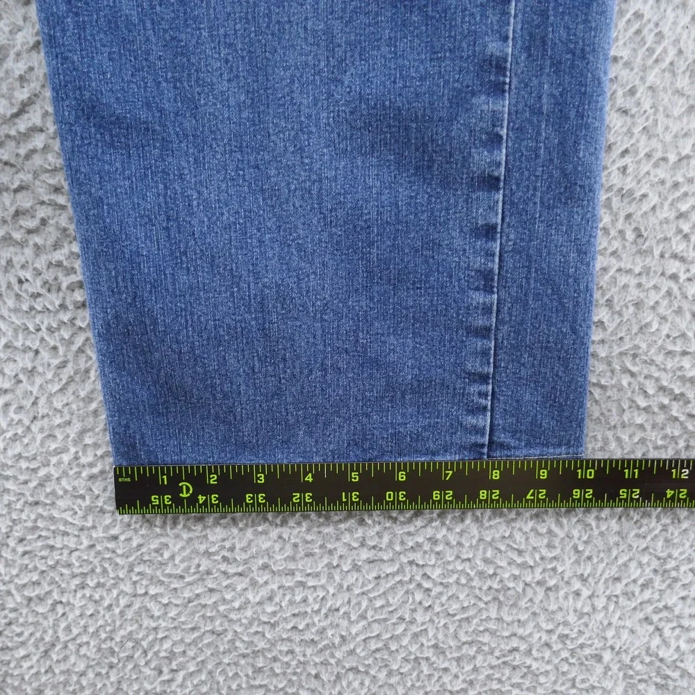 Jack of Spades Mens Medium Wash Straight Leg Stretch Jeans Blue 42x30